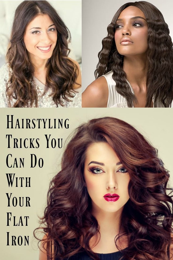Hairstyling Tricks You Can Do With Your Flat Iron -   16 hairstyles Curly flat irons ideas