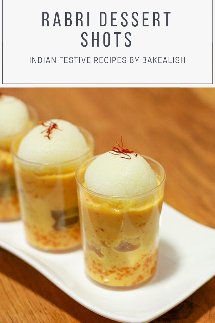 Rabri Dessert Shots -   16 indian desserts For Parties
 ideas