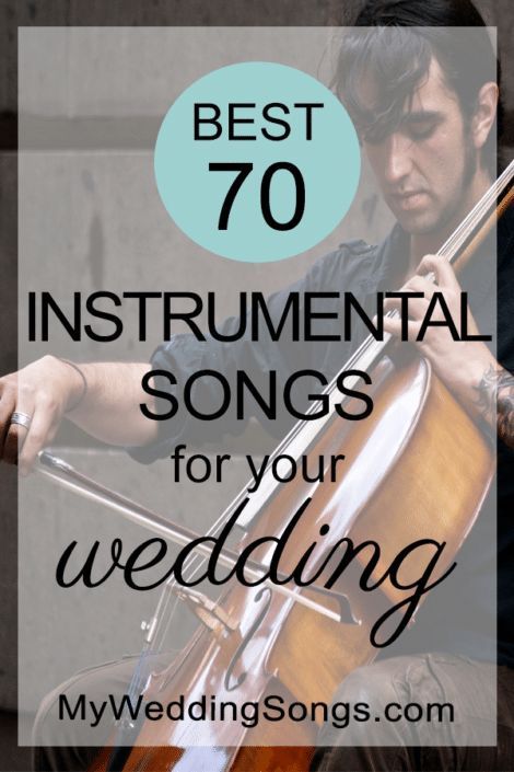 16 instrumental wedding Songs ideas