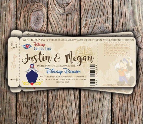 Disney Inspired Wedding Invitations -   16 wedding Disney families
 ideas