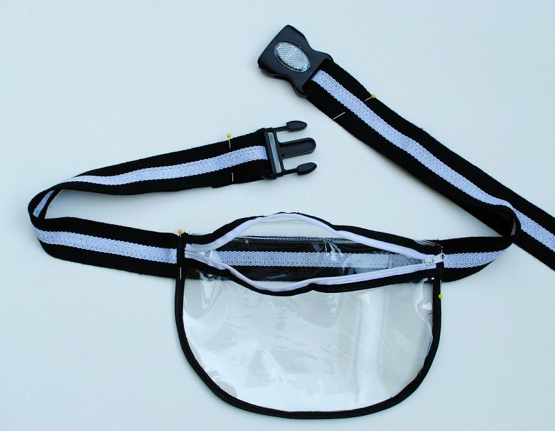 DIY Transparent Fanny Pack -   17 diy bag pack
 ideas