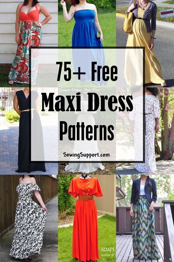 Over 75 Free Maxi Dress Patterns for Women -   17 DIY Clothes Projects maxi dresses
 ideas