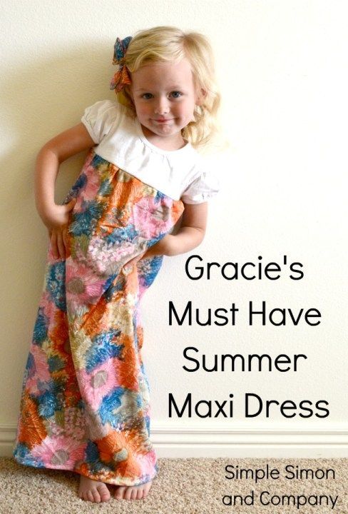 Gracie's Must Have Summer Maxi Dress (Season 2 -   17 DIY Clothes Projects maxi dresses
 ideas