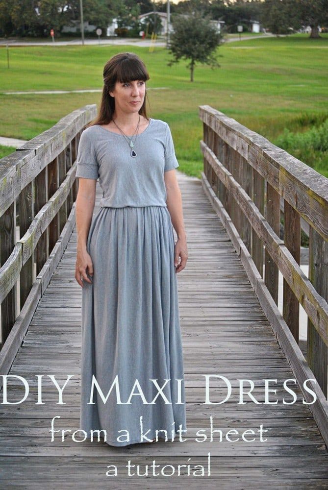 17 DIY Clothes Projects maxi dresses
 ideas