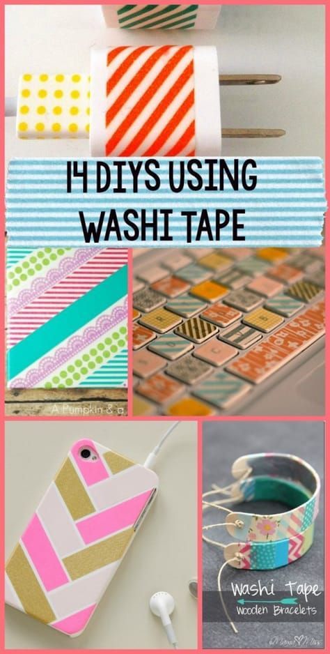 14 Washi Tape DIY's -   17 diy projects Art washi tape ideas