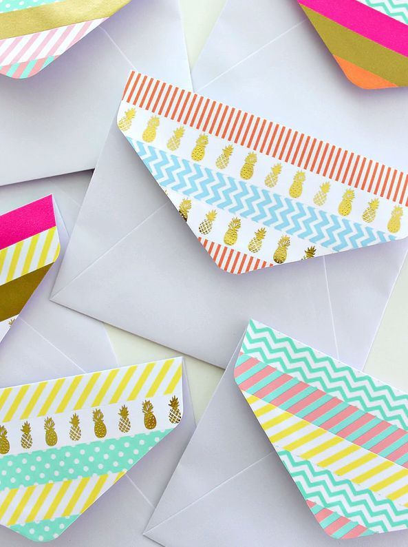 16 Tape DIYs That Will Convince You To Live In A House Of Tape -   17 diy projects Art washi tape ideas