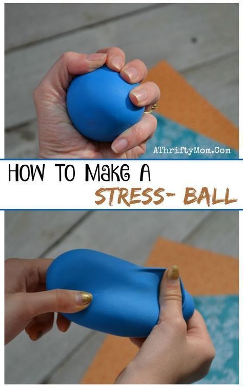 How To Make A Stress Ball ~ Kid Crafts perfect for boy scouts, summer camp or family reunions! -   17 diy projects Ideas school
 ideas