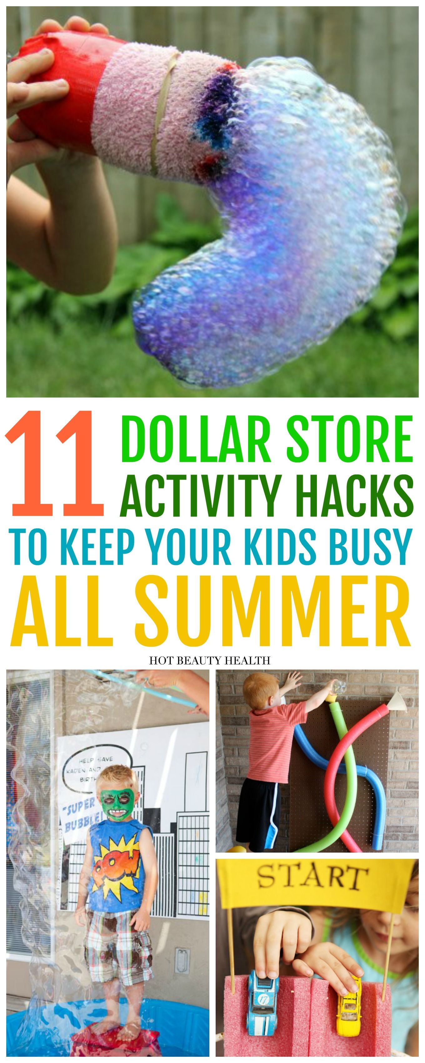 11 Fun Activities to DIY This Summer From The Dollar Store -   17 diy projects Ideas school
 ideas