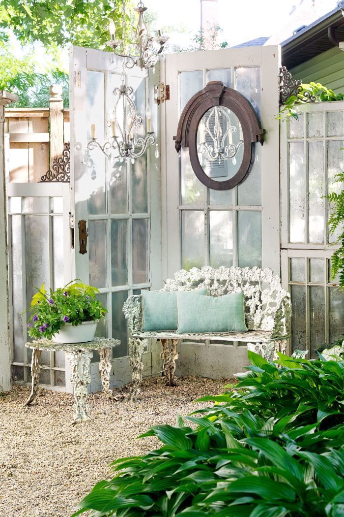 A Dream Outdoor Summer House & Gardening Shed -   17 vintage garden seating ideas