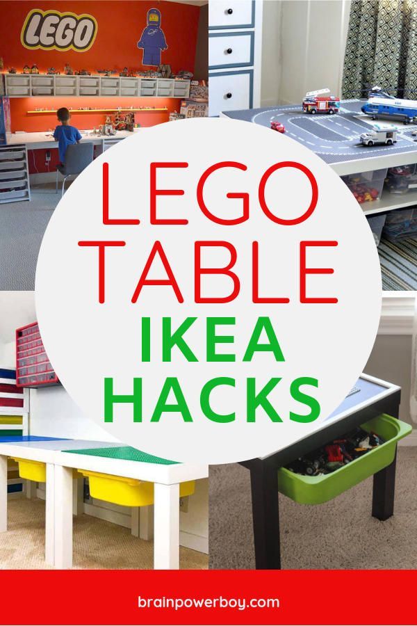 DIY LEGO Table - Incredible Ikea Hacks! -   18 diy projects For Boys ikea hacks
 ideas