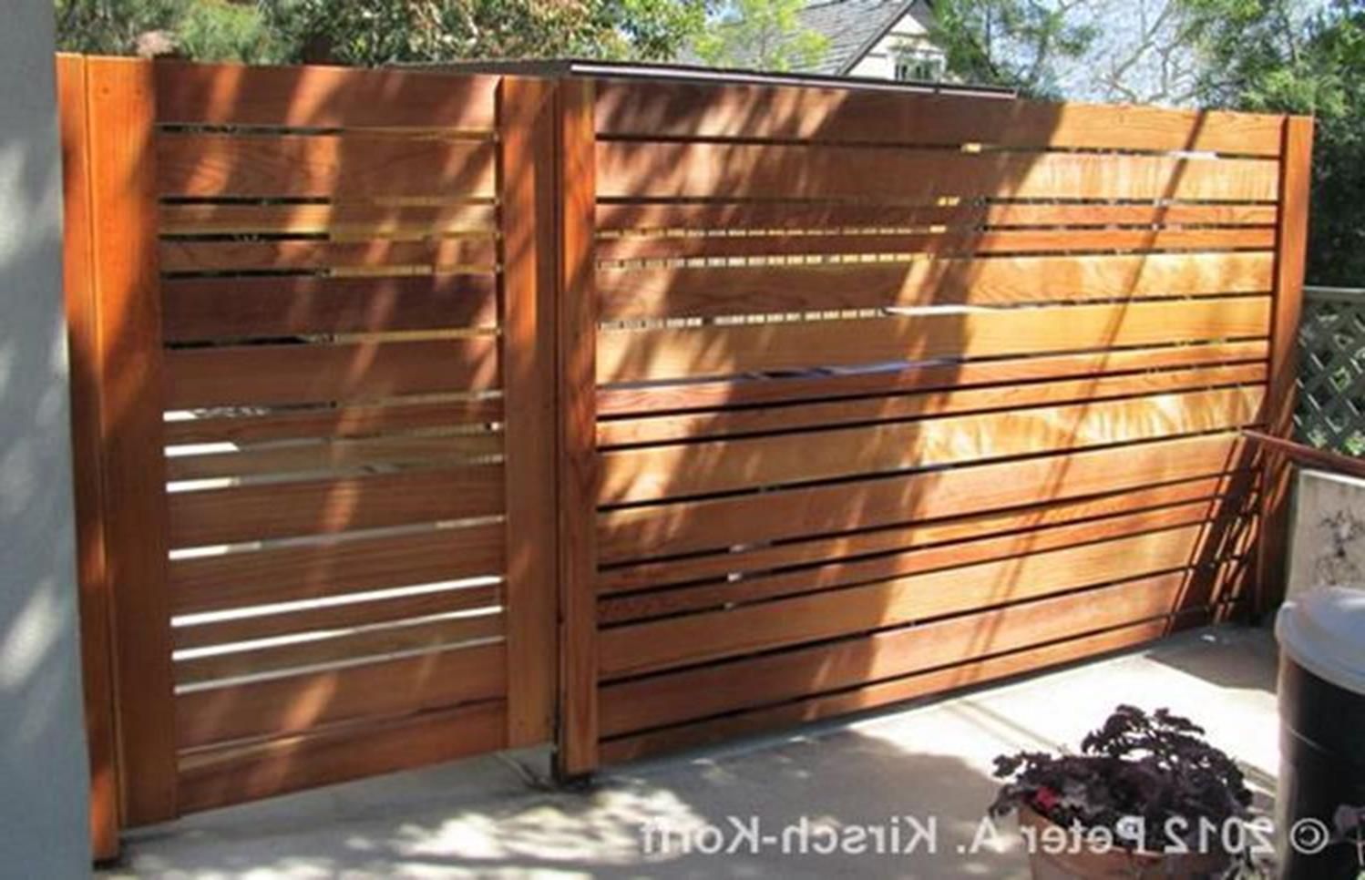 25 Amazing Modern Wood Fence Design Ideas for 2019 -   18 garden design Wood fence ideas