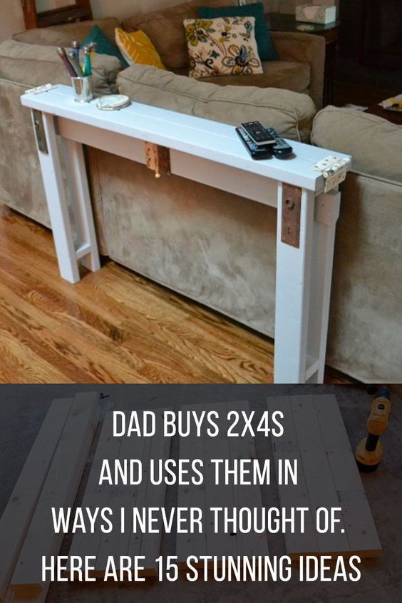 15 Creative Ways To Use A 2x4 Around The House -   18 home diy projects Decoration
 ideas