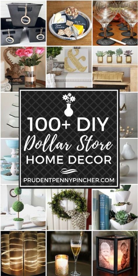 100 Dollar Store DIY Home Decor Ideas -   18 home diy projects Decoration
 ideas