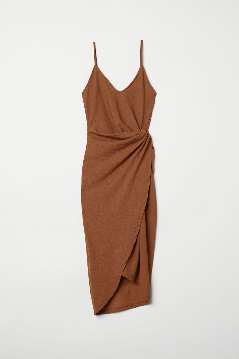 Draped Wrap-front Dress -   18 wedding Guest spring ideas