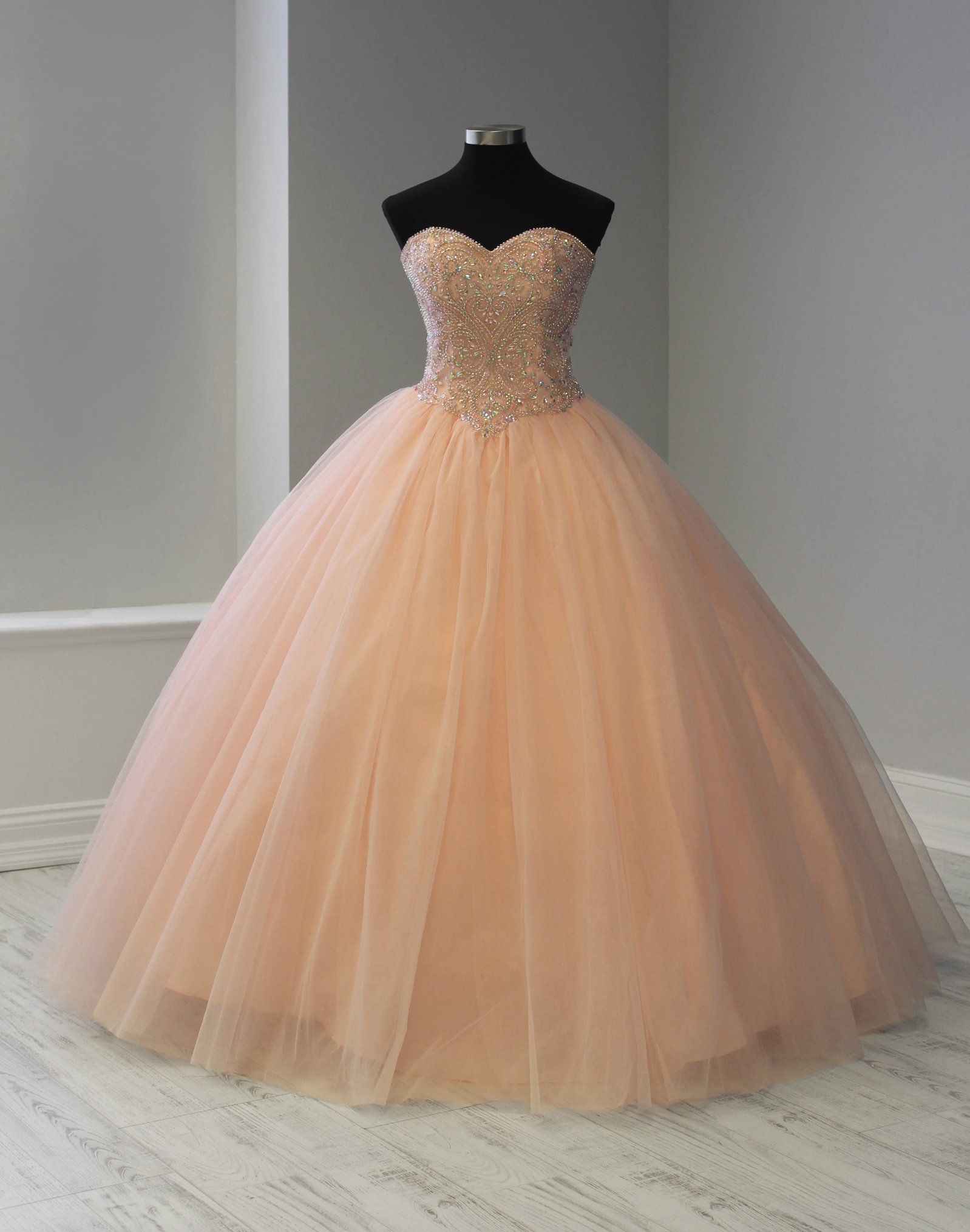 Strapless Sweetheart Quinceanera Dress by Fiesta Gowns 56366 -   19 dress Quinceanera gold ideas