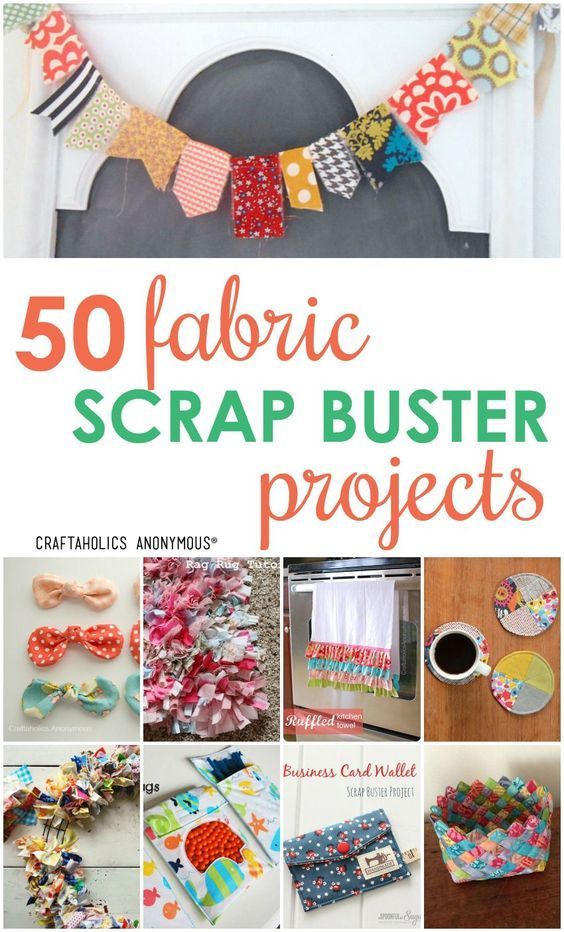 Fabric Scrap Projects -   19 fabric crafts inspiration
 ideas