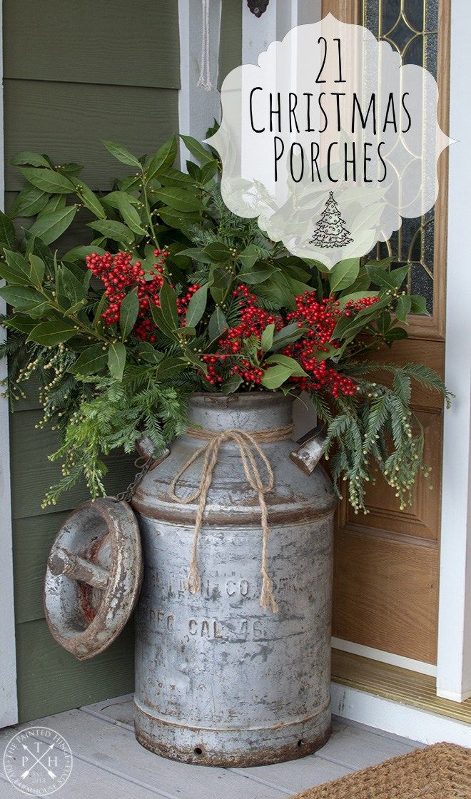 19 holiday Decorations porch ideas