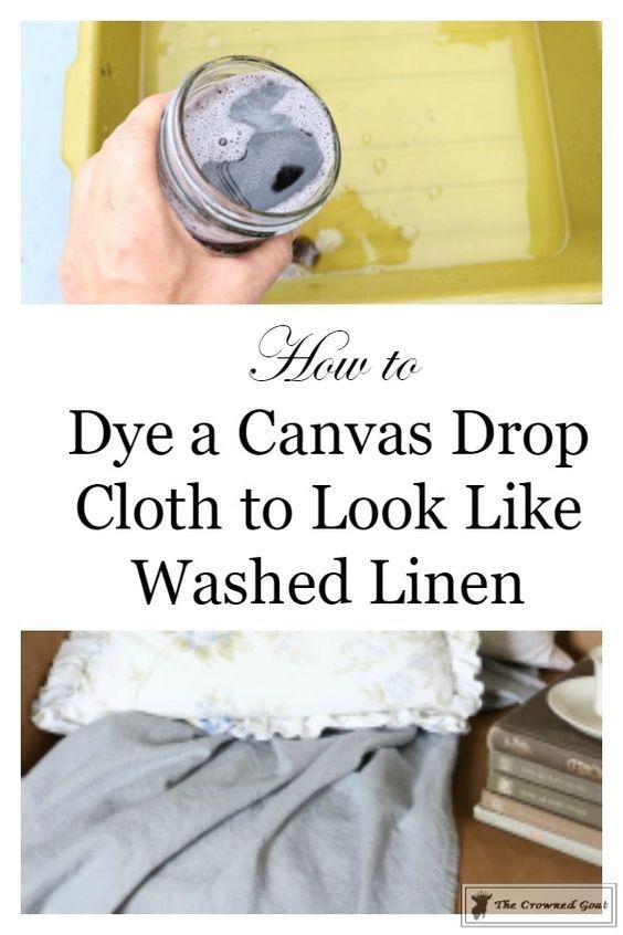 How to Dye Canvas Drop Cloth -   20 DIY Clothes Decoration inspiration
 ideas