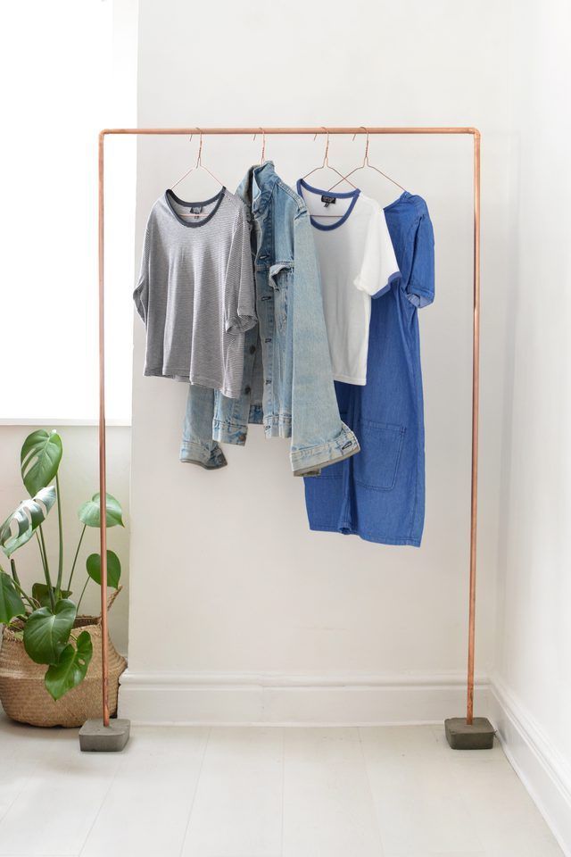 How to Make a Clothing Rack -   20 DIY Clothes Decoration inspiration
 ideas