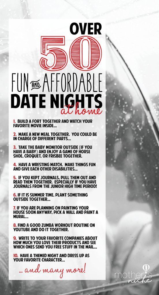 Date Nights at Home: Over 50 fun and Affordable Ideas -   20 diy projects For Couples date nights ideas