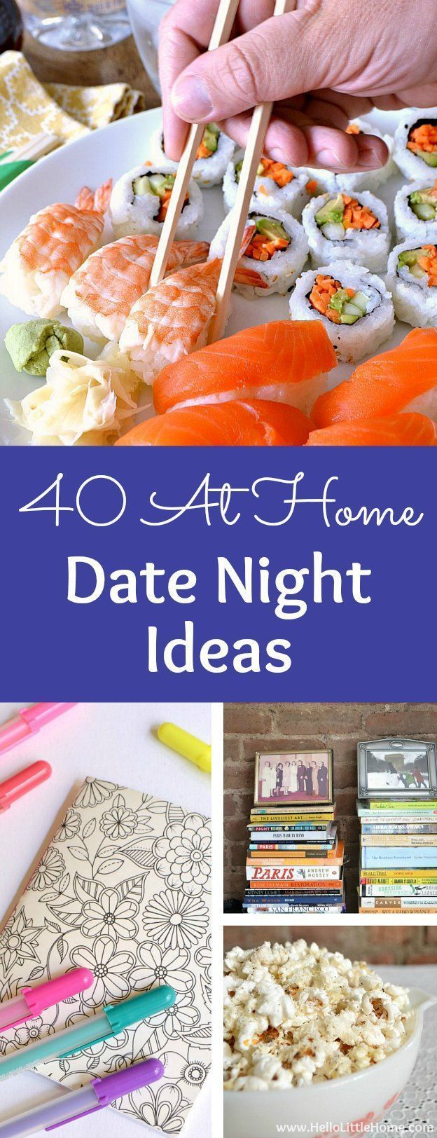 40 Creative At Home Date Night Ideas -   20 diy projects For Couples date nights ideas