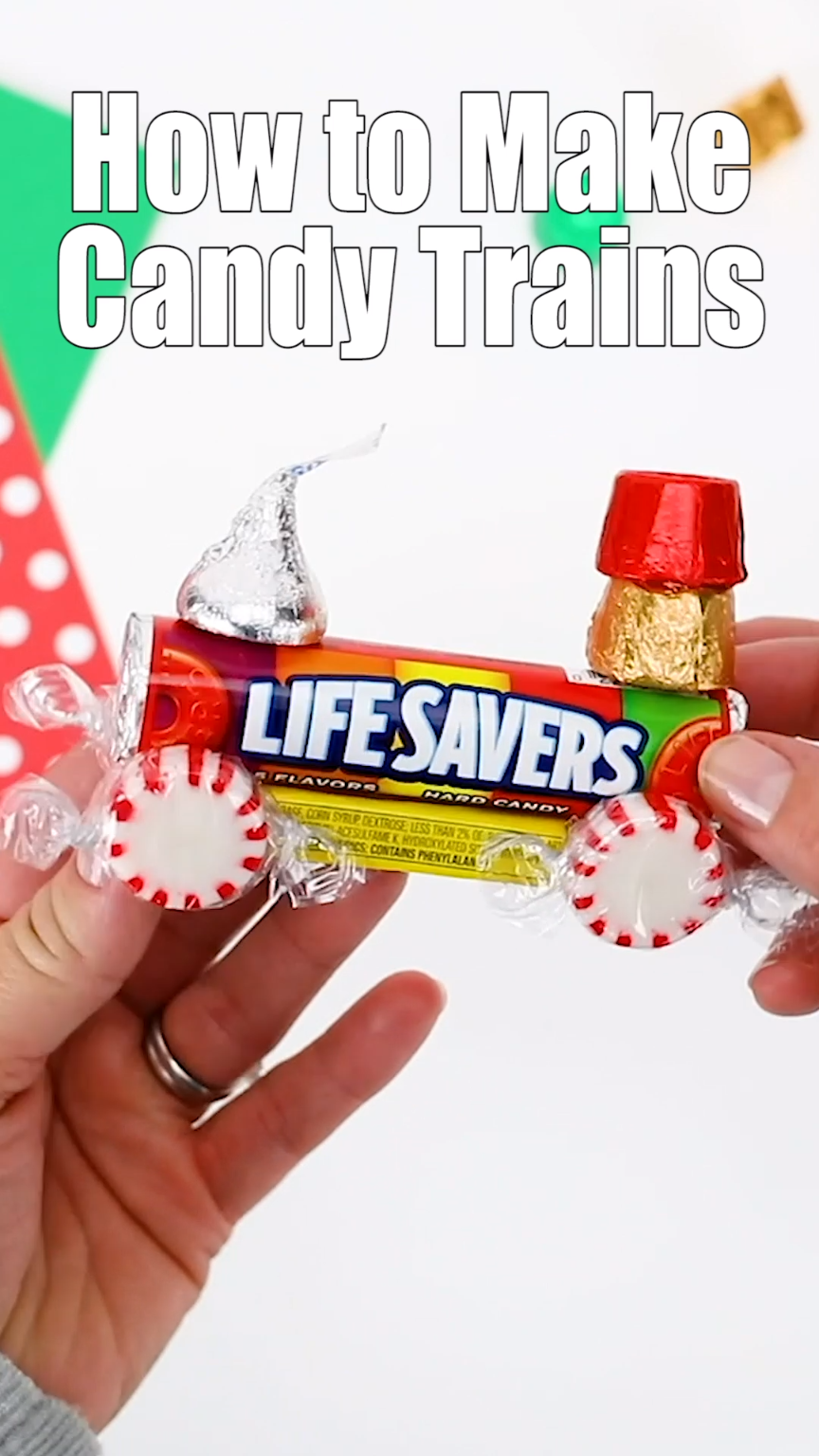How to Make a Candy Train -   20 holiday Crafts candy ideas