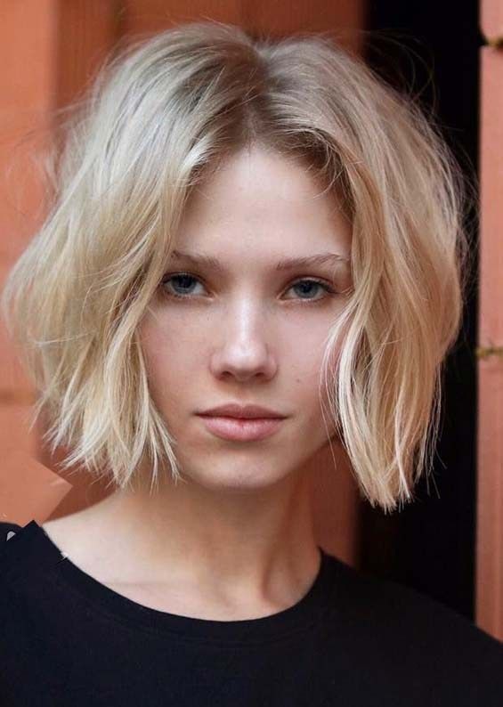 Best Soft and Blunt Short Bob Haircuts for Girls in 2019 -   22 hairstyles Short bob
 ideas