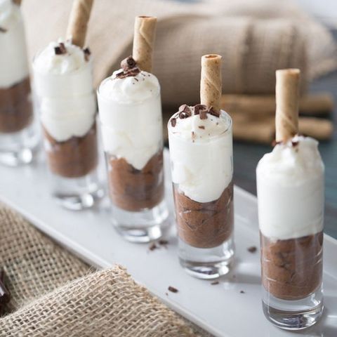 24 Short and Sweet Shot-Glass Desserts -   8 desserts Mini cups
 ideas
