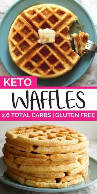 Fluffy Low Carb Waffles Recipe -   8 diet Menu low carb
 ideas