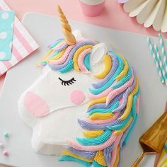 Rainbow Unicorn Cake -   10 cake design unicorn ideas