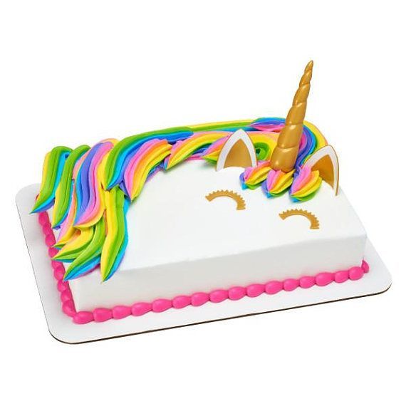 Einhorn Cake Topper Kit/Golden Einhorn Horn Cake Topper Kit/Magic Einhorn Kuchen Topper Kit/Fantasy Einhorn Kuchen Topper -   10 cake design unicorn ideas