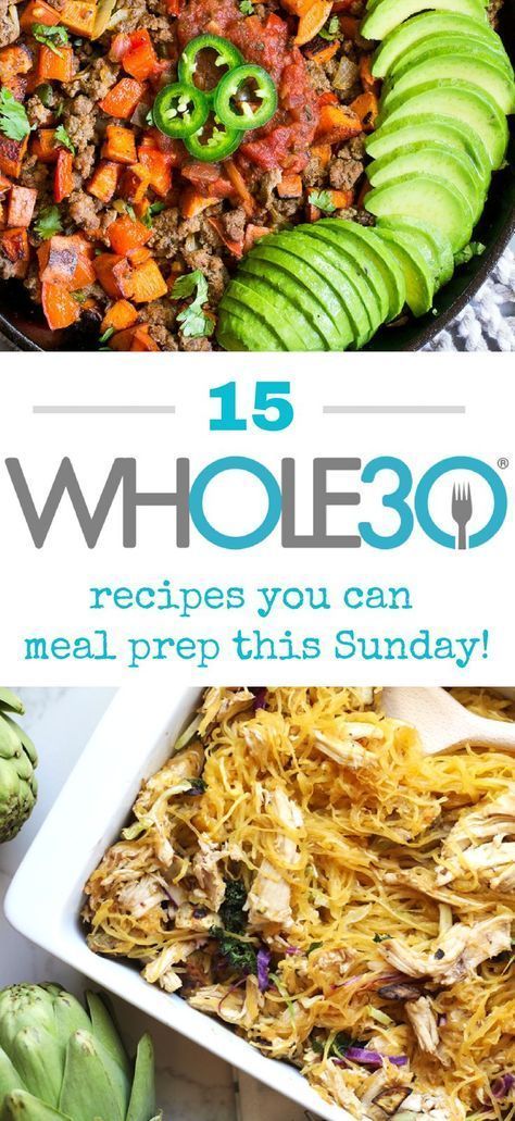 15 Whole30 Recipes You Can Meal Prep This Sunday -   10 fitness Meals whole 30 ideas
