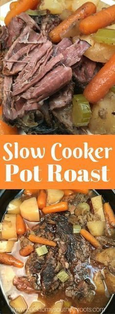Slow Cooker Pot Roast -   10 healthy recipes For Family crock pot ideas