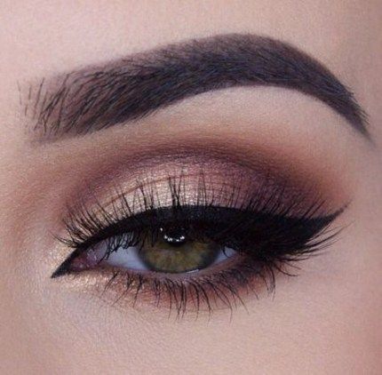 57 Trendy Ideas Wedding Makeup For Brown Eyes Brunette Purple -   10 makeup Gold brown ideas