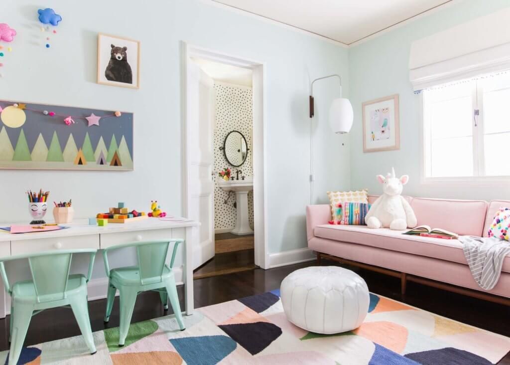 A Playful and Bright Playroom Reveal + Shop The Look -   10 room decor Girly playrooms ideas