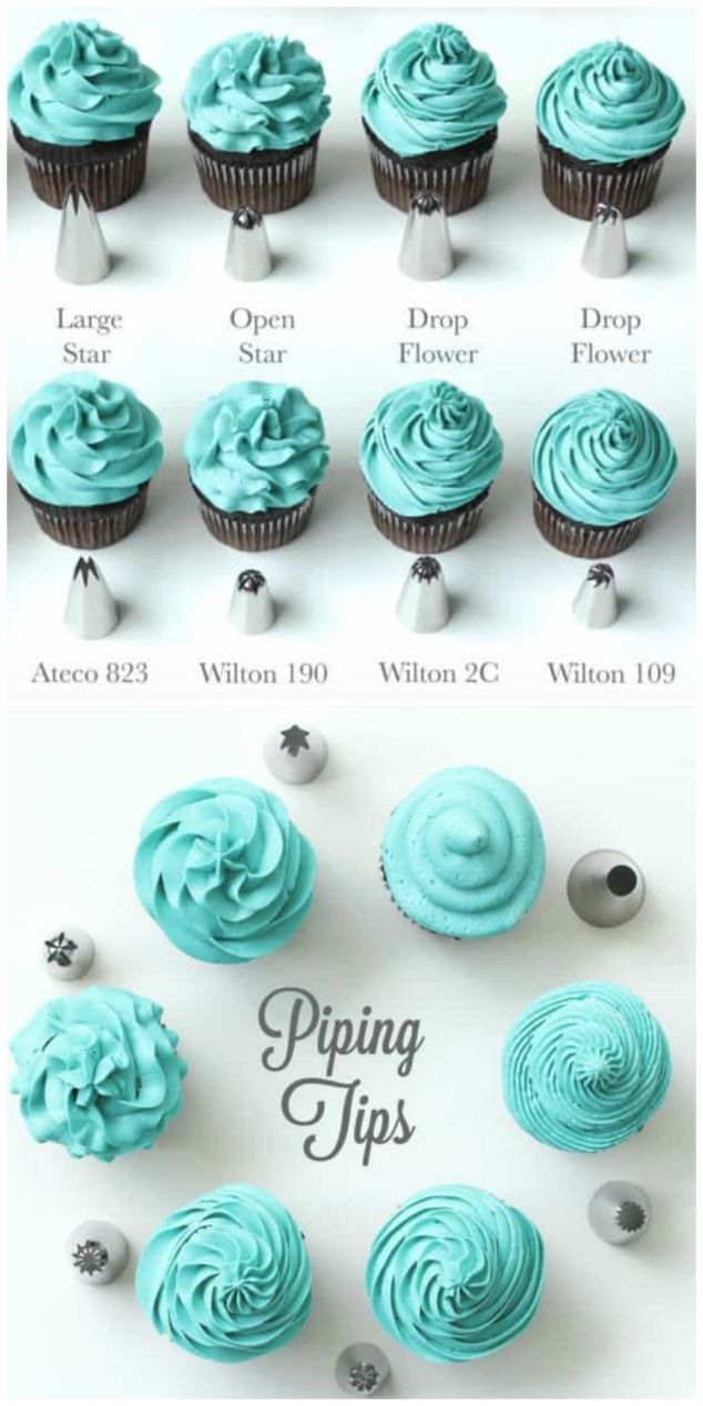 Cupcake Frosting Guide All The Best Tips And Tricks -   11 cake Decorating tips and tricks ideas