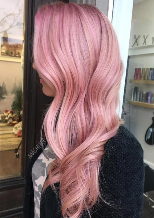 53 Coolest Winter Hair Colors to Embrace In 2019 -   11 dyed hair Pastel ideas