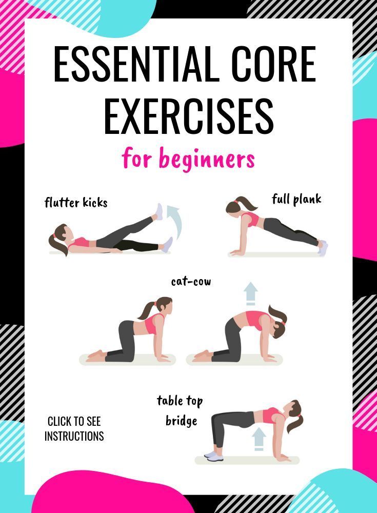 Core Exercises For Beginners -   11 fitness Exercises equipment ideas