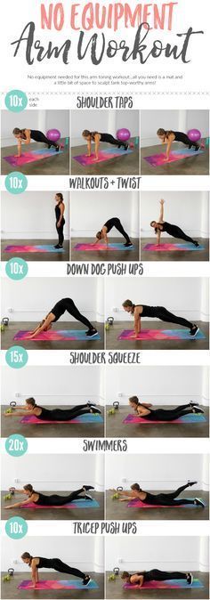 No Equipment Arm Workout for Women -   11 fitness Exercises equipment ideas