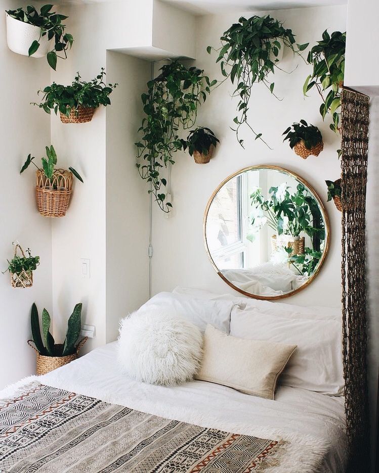 30+ Beautiful Indoor Plants Design in Your Interior Home -   11 plants Decoration bohemian style ideas