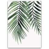 Watercolor Plant Green Leaves Canvas Poster -   11 plants Painting thoughts ideas