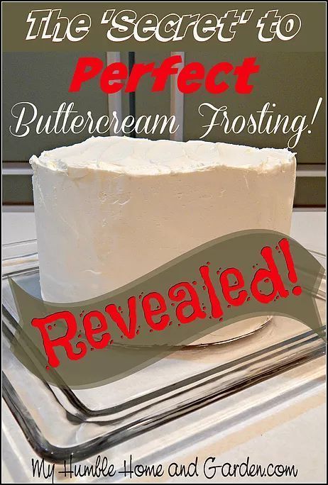 The Secret To Perfect Buttercream Frosting -   12 cake Frosting ganache ideas