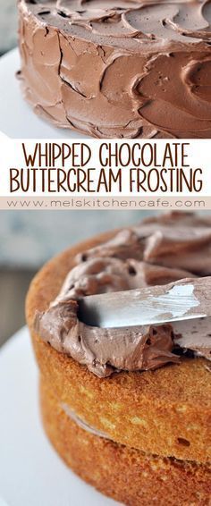 Whipped Chocolate Buttercream Frosting -   12 cake Frosting ganache ideas