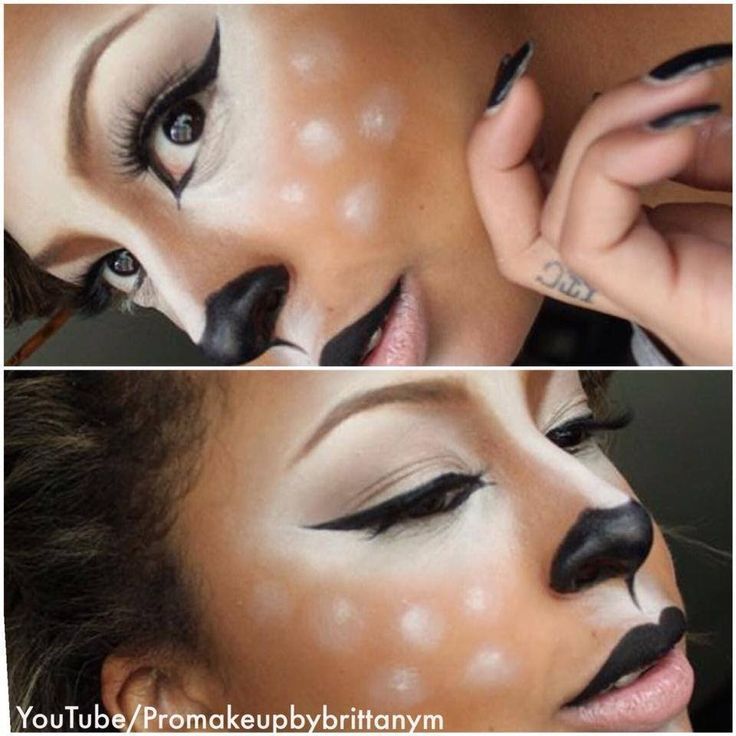 12 deer makeup Halloween ideas