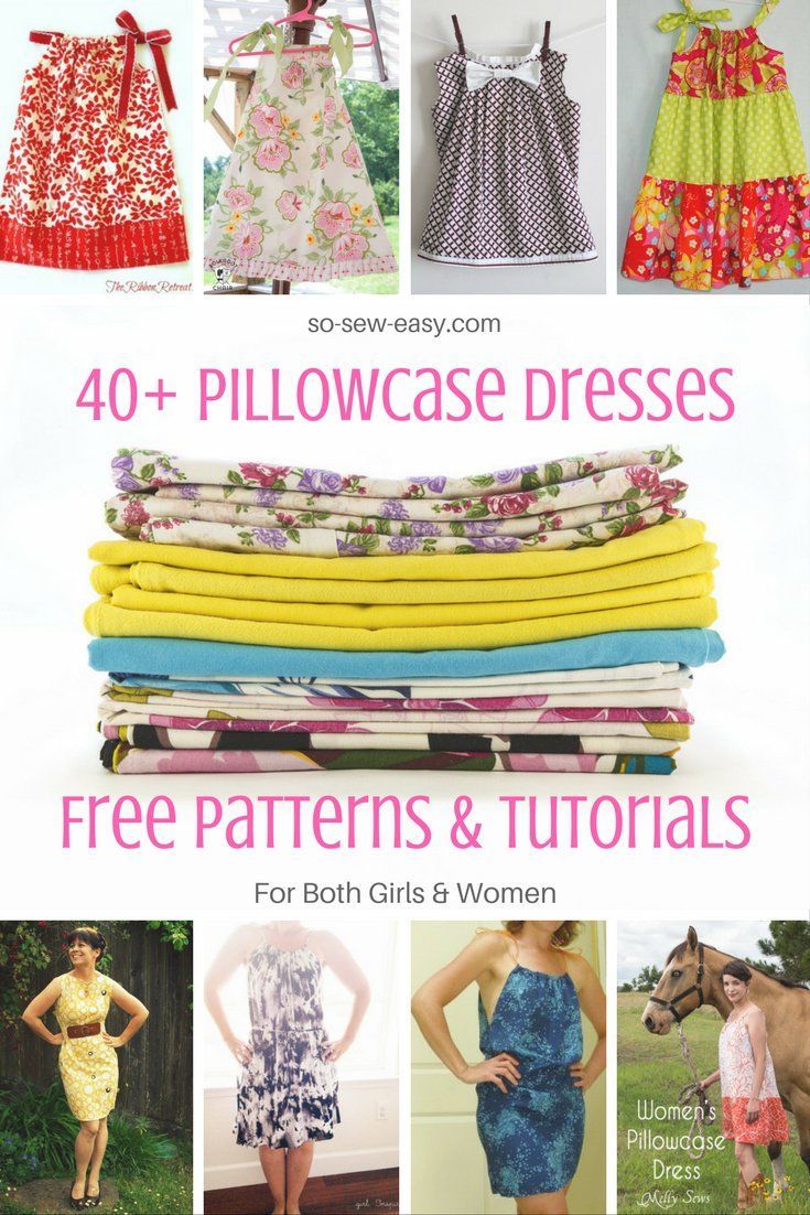 40+ Pillowcase Dresses Free Patterns and Tutorials -   12 fabric crafts For Children dress patterns ideas