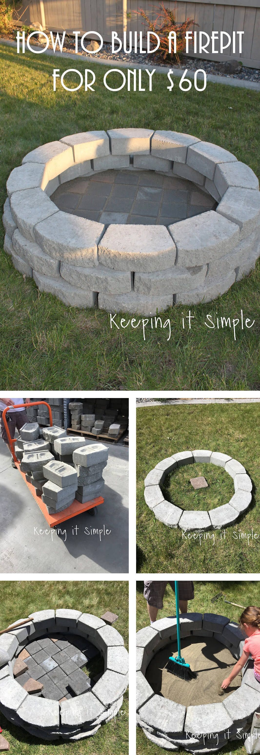 20+ Attractive DIY Firepit Ideas -   12 garden design Rectangle fire pits ideas