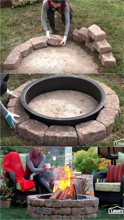 24 Best Fire Pit Ideas to DIY or Buy ( Lots of Pro Tips! ) -   12 garden design Rectangle fire pits ideas