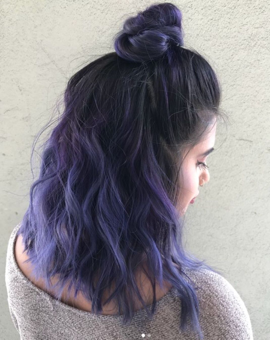 pin: @neptunesazure // nikki elena -   12 hair Purple black ideas