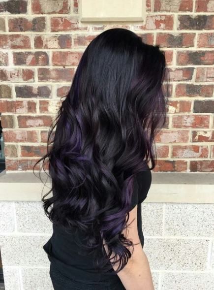 Super hair color plum black Ideas -   12 hair Purple black ideas