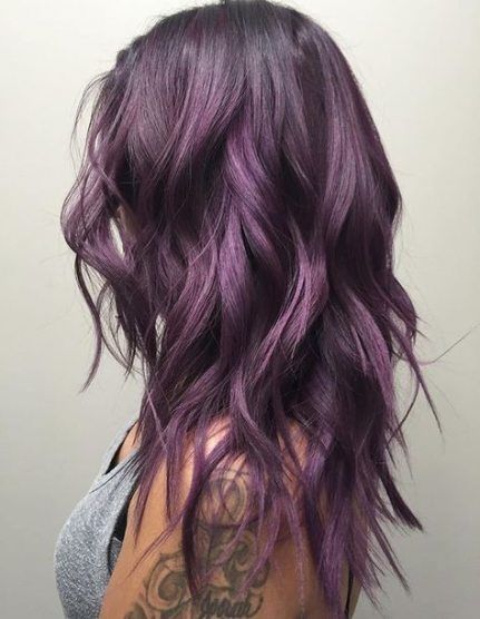 63 Ideas for hair purple short beautiful -   12 hair Purple black ideas